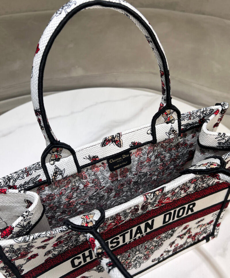 Christian Dior Medium Dior Book Tote M1286 Red
